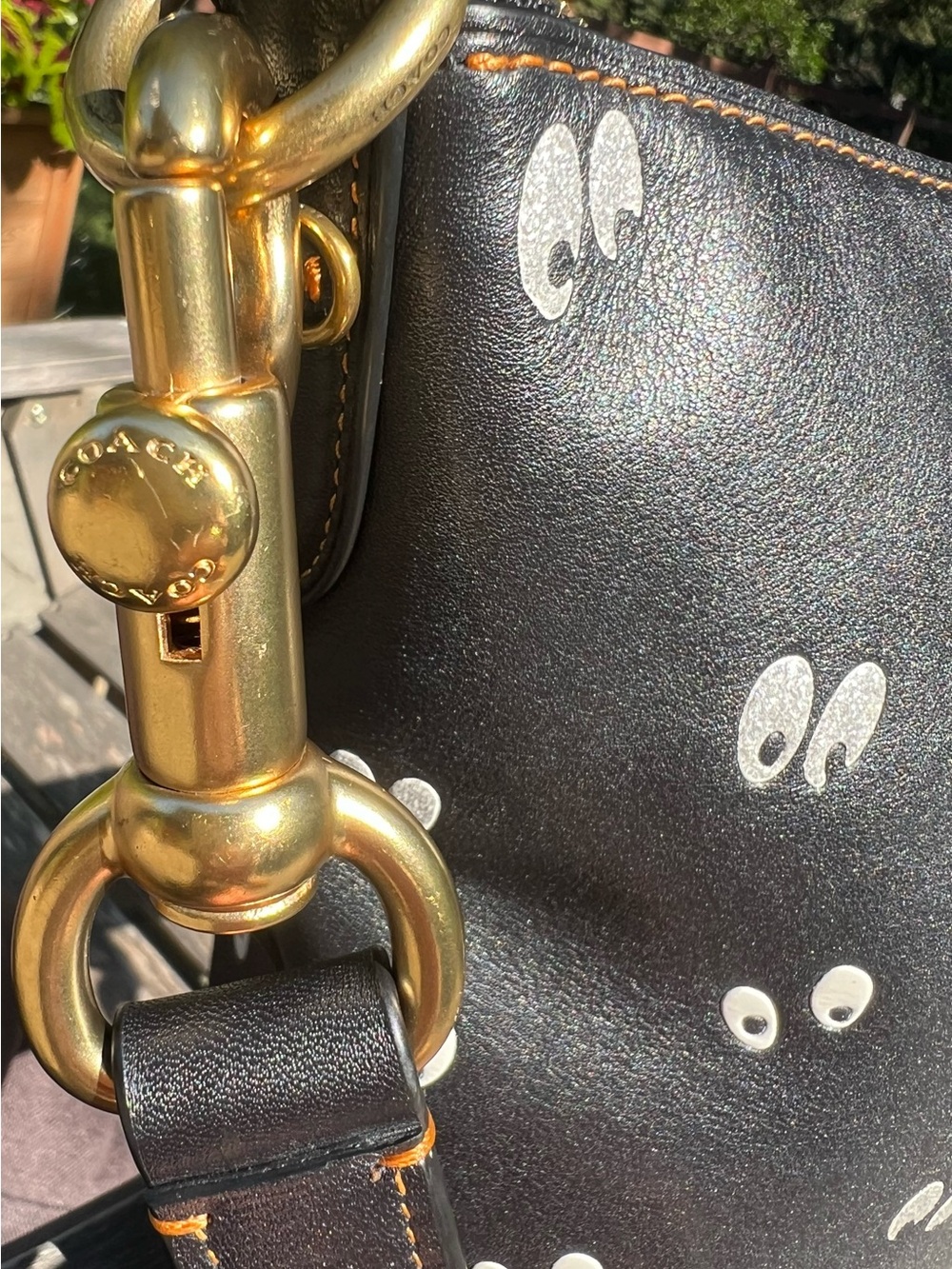 RARE Disney x Coach Dark Fairytale Spooky Eyes Duffle 20 Limited Edition - Picture 9 of 16